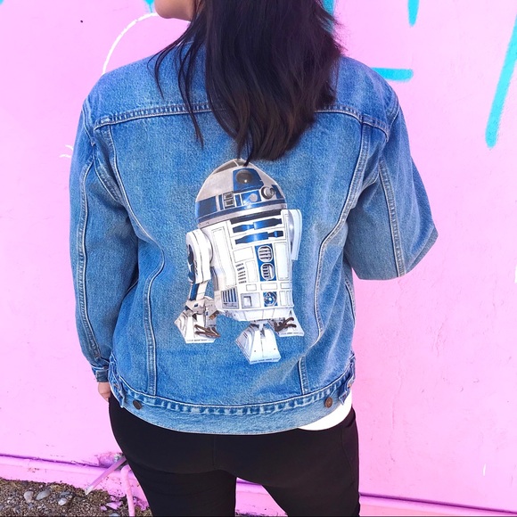 Levi’s Star Wars Jean Jacket • Levi's R2-D2 Jacket - Picture 2 of 8